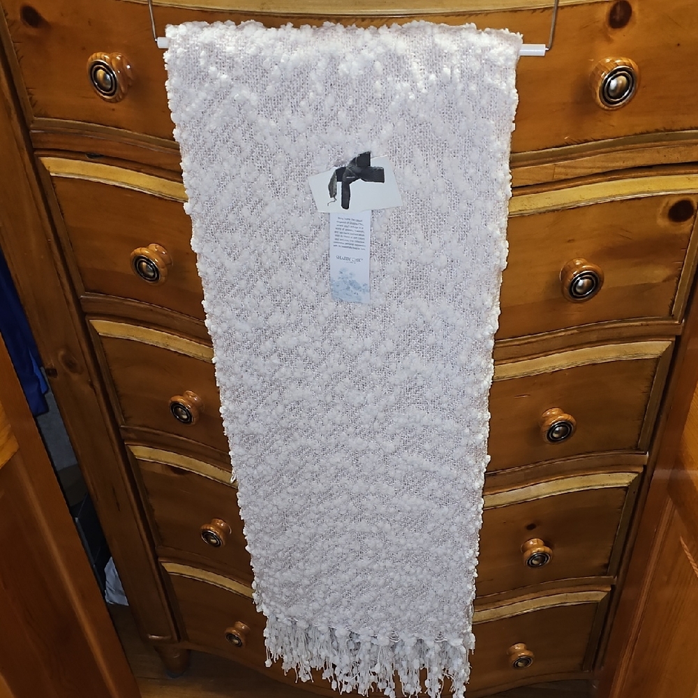 Shabby Chic Textured Decorative Throw 50×60